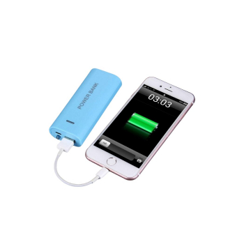 DIY mini powerbank 2×18650 Li-Ion, blue