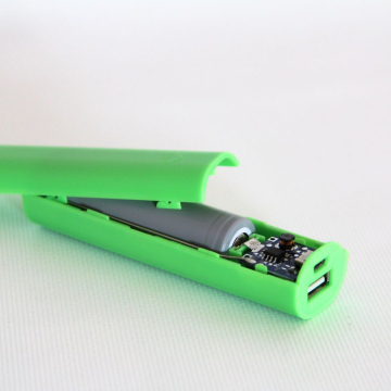 DIY mini powerbank 1×18650 Li-Ion, green