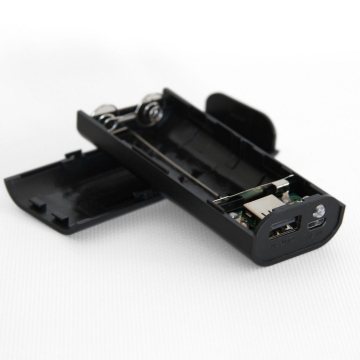 DIY mini powerbanka 2×18650 Li-Ion, černá