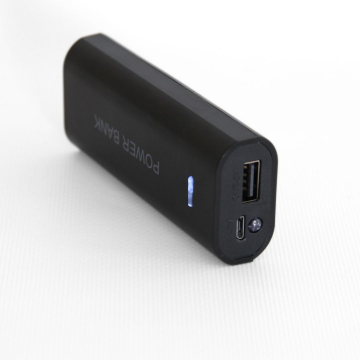 DIY mini powerbank 2×18650 Li-Ion, black