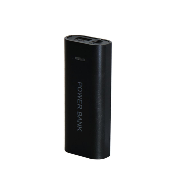 DIY mini powerbank 2×18650 Li-Ion, black