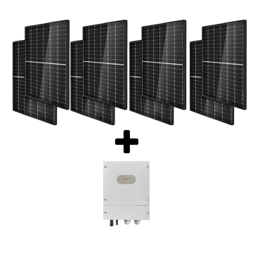 Sada fotovoltaických panelů + MPPT regulátor