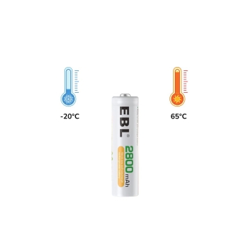 EBL dobíjecí AA baterie 2800mAh 1,2V Mignon - 8ks