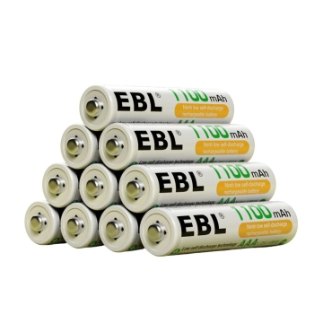 EBL dobíjecí micro AAA baterie 1100mAh 1,2V - 8ks