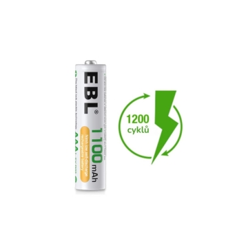 EBL dobíjecí micro AAA baterie 1100mAh 1,2V - 8ks