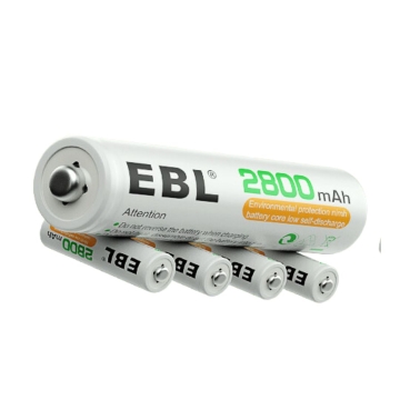 EBL dobíjecí AA baterie 2800mAh 1,2V Mignon - 4ks