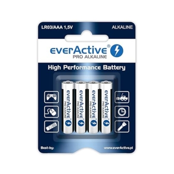 everActive AAA battery micro LR03 1,5V - 4ks