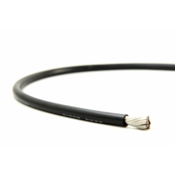 Silicone cable 4AWG, black