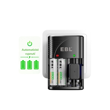 EBL universal battery charger AA AAA 9V NIMH NICD batteries