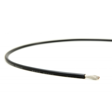 Silicone cable 6AWG, black